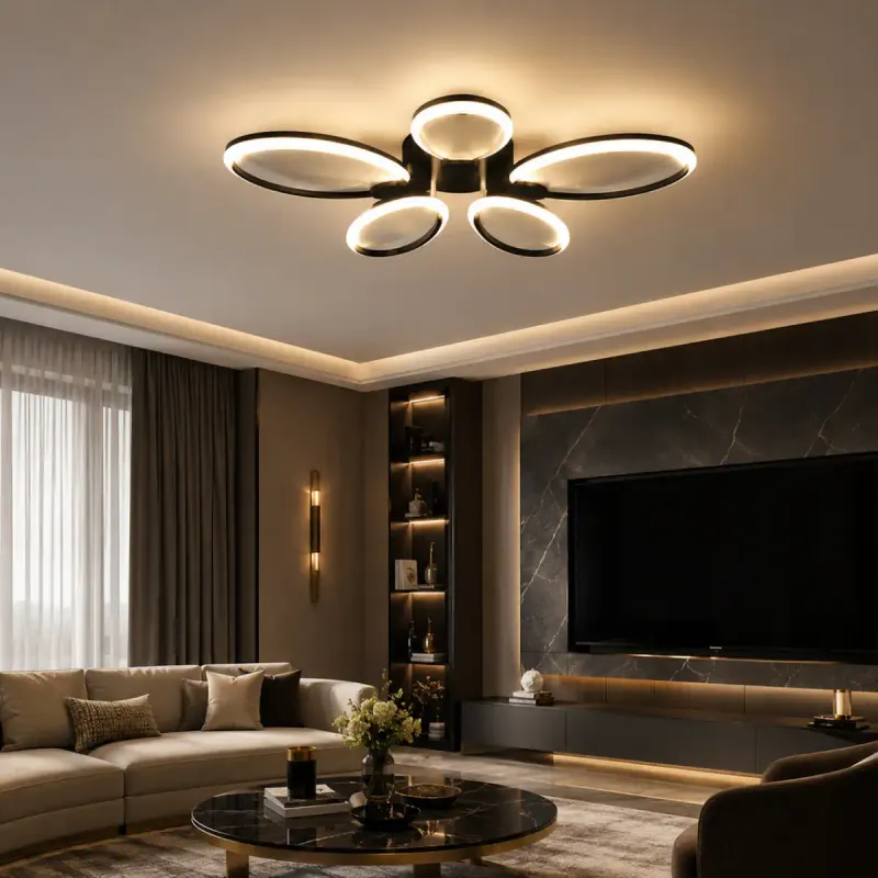 Lustra cu led,3 color lumina ro,lx,40028