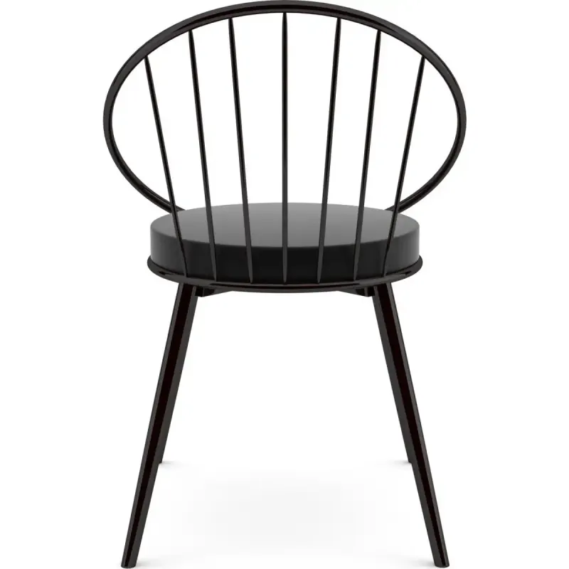 Scaun metal, Dining , negru 76 x 62 cm, 30450