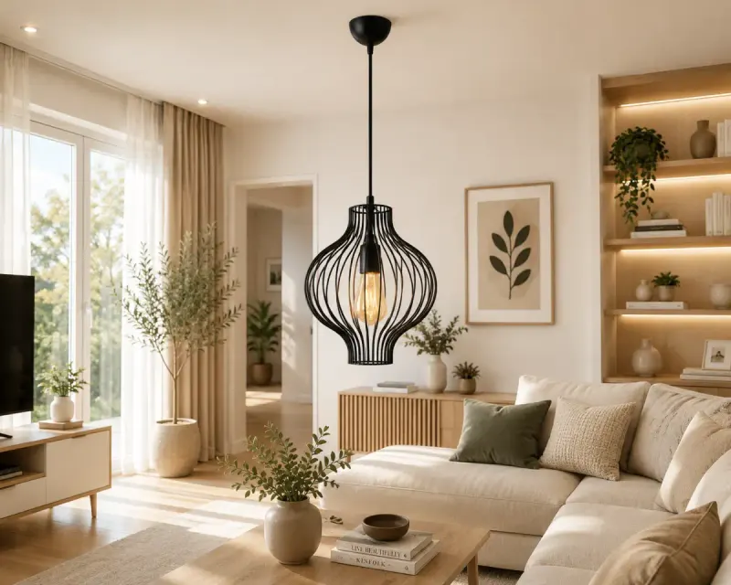 Pendul cu un glob negru ro11354