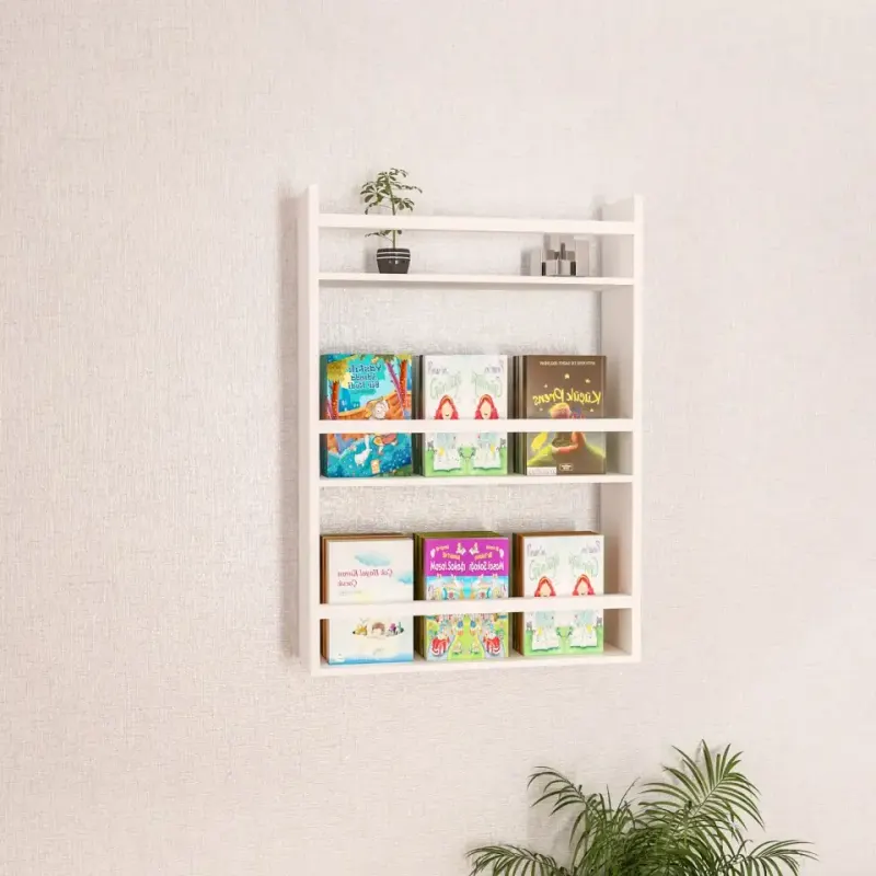 Raft multifunctional Leon , 53.6 x 90 x 14.5 cm , alb