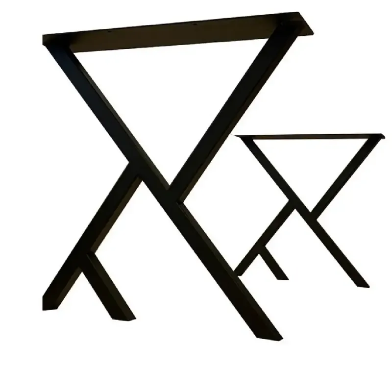 Set picioare masa metal , Negru, 72x60 cm,30730