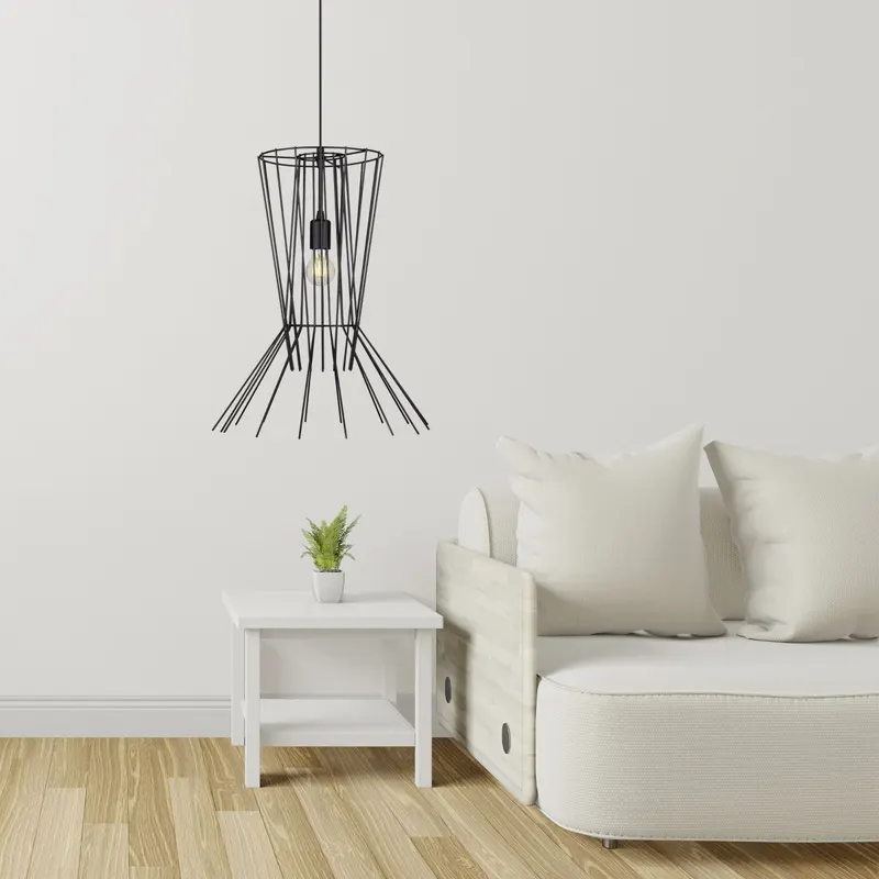 Pendul cu un glob negru-alb ro11332