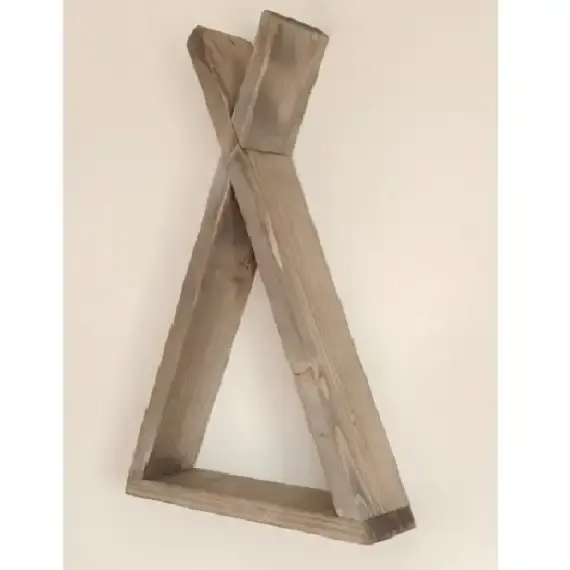 Raft de perete din lemn, seria Wood , 40x23x6 cm, 700133