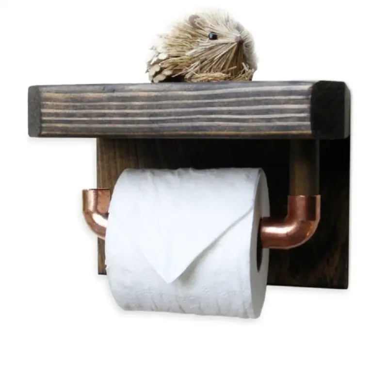 Suport prosop din lemn, seria wood, , rustic,700022