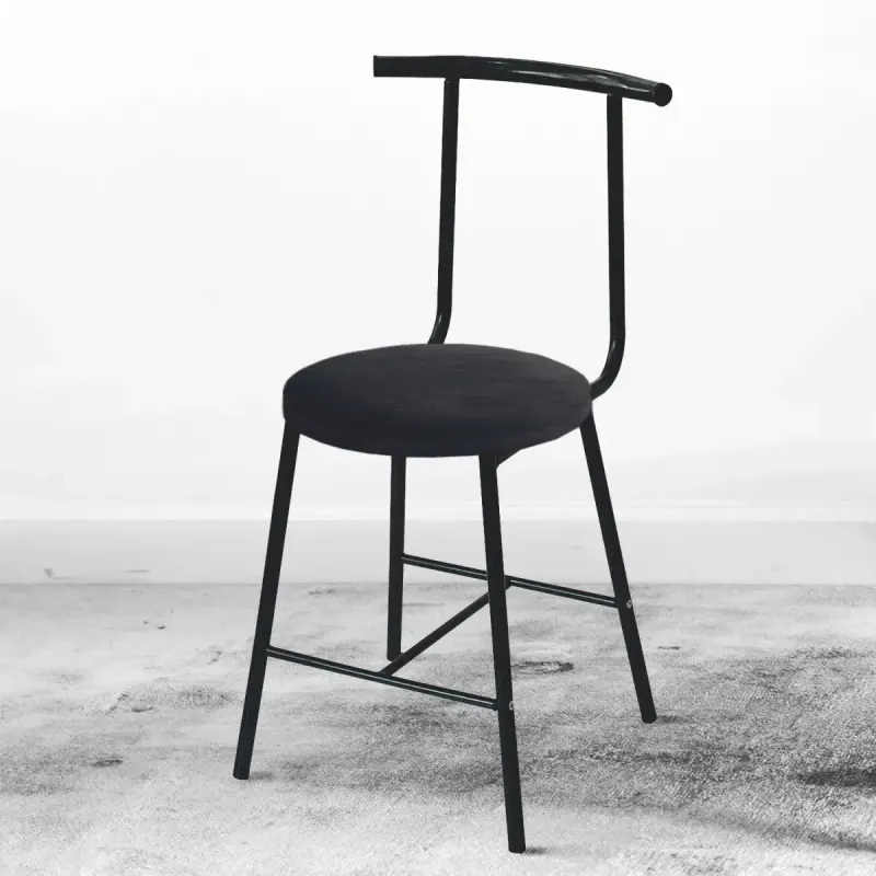 Scaune, Cafea , cadru metal,nuc/negru