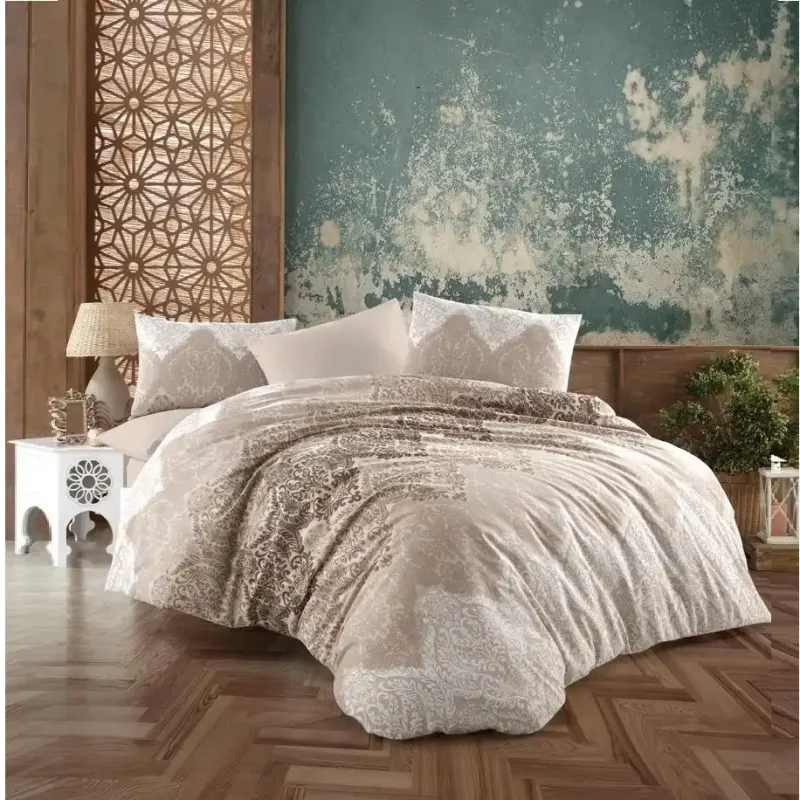 Lenjerie de pat bumbac satinat 2 persoane, ,serie D 270,00015