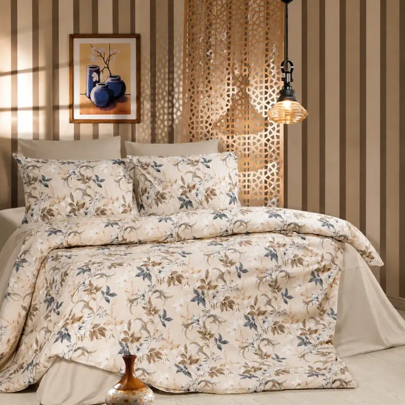 Lenjerie de pat bumbac satinat 2 persoane, ,serie D 270,00007