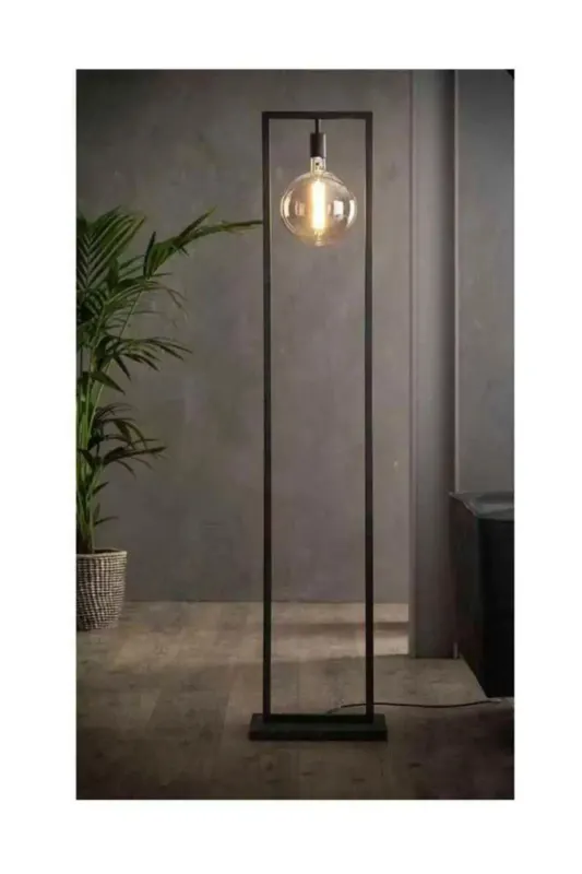 Lampadar metal Studio , negru, 160 x 40 x 20 cm