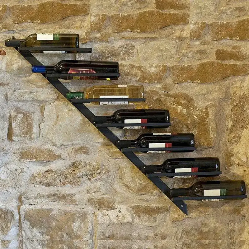 Raft de perete/suport vinuri, Wine Stand ,88x72x10 cm,metal
