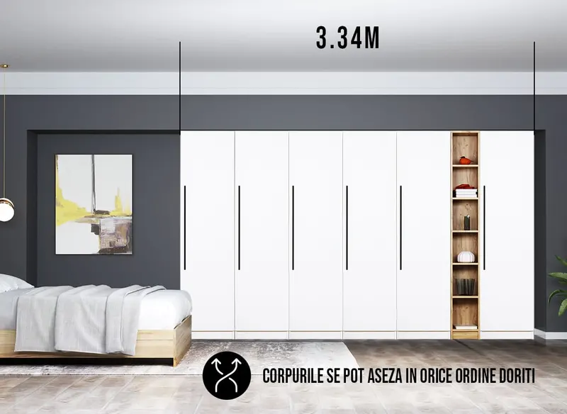 Dressing 3.34m / Dulap Dormitor Timea — imaginea 2
