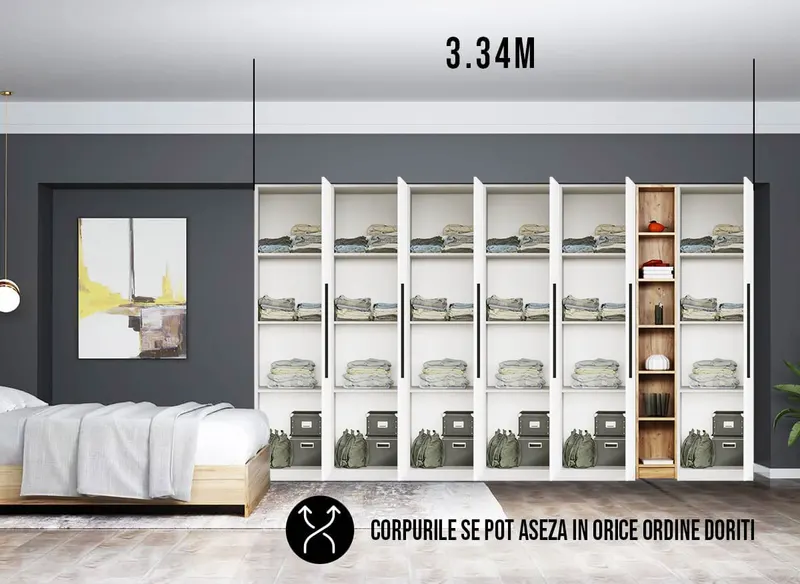 Dressing 3.34m / Dulap Dormitor Timea — imaginea 3