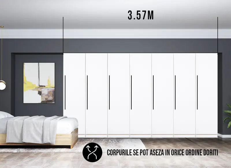 Dressing 3.57m / Dulap Dormitor Timea — imaginea 2
