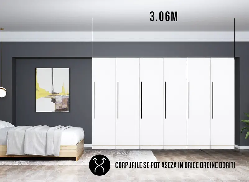 Dressing 3.06m / Dulap Dormitor Timea — imaginea 2