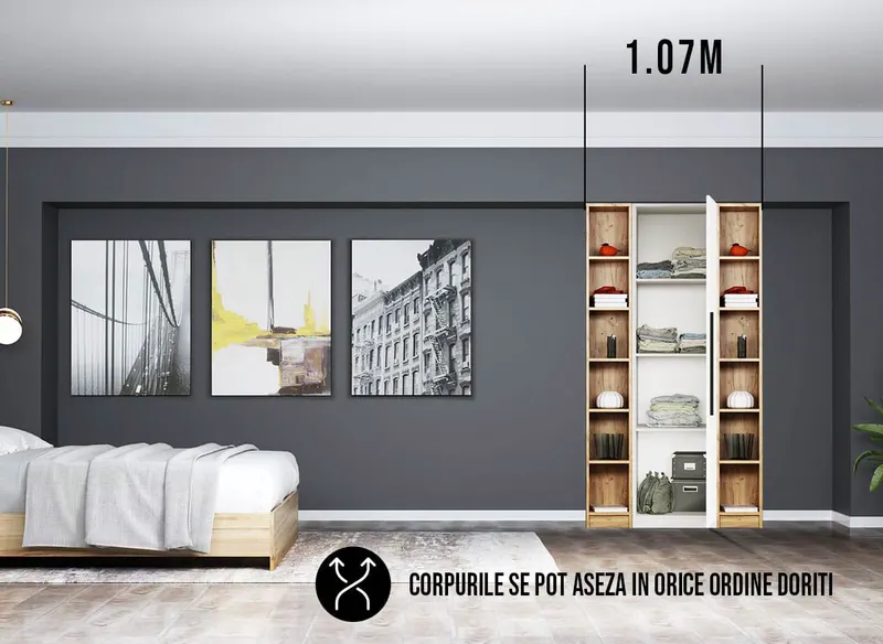 Dressing 1.07m / Dulap Dormitor Timea — imaginea 2