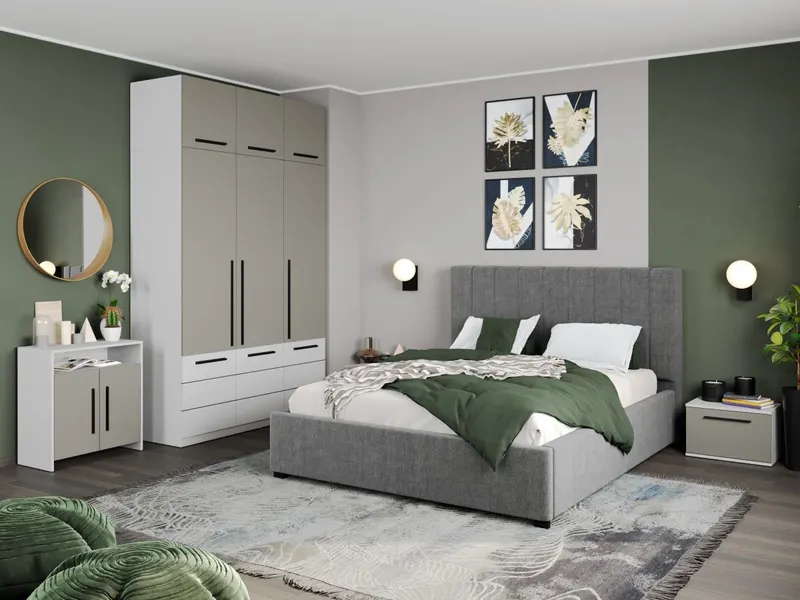 Set Mobila Dormitor Casmir / Alb Soares C23