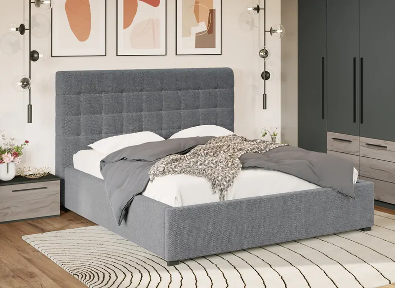 Set Mobila Dormitor Gri Noce C21 — imaginea 2