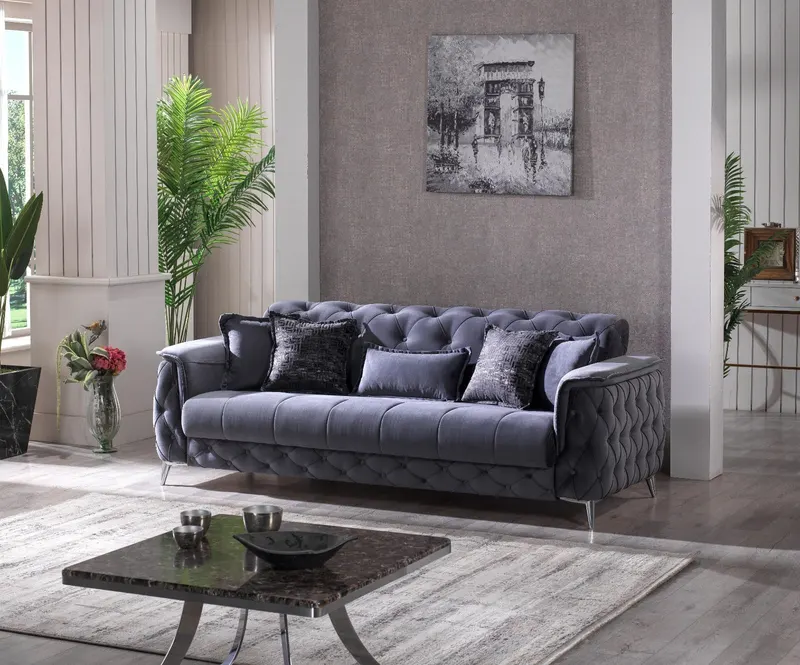 Canapea extensibila Cordoba, Gri