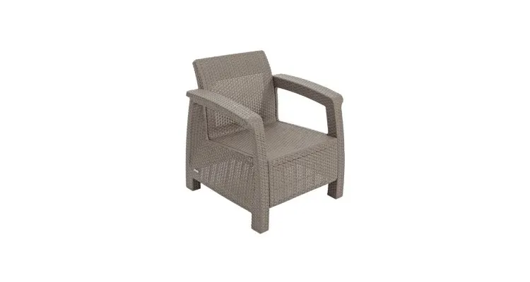 Set mobilier de gradina Corfu II Fiesta, cappuccino/gri-nisipiu — imaginea 5