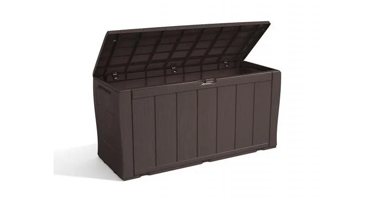 Cutie depozitare gradina Sherwood, Keter, 270 L Maro