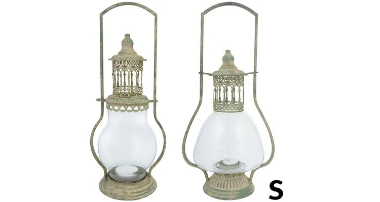 Lampa din metal antichizat, S