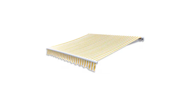 Copertina marchiza, 6 x 3 m, Galben/ Alb (nu include scheletul)