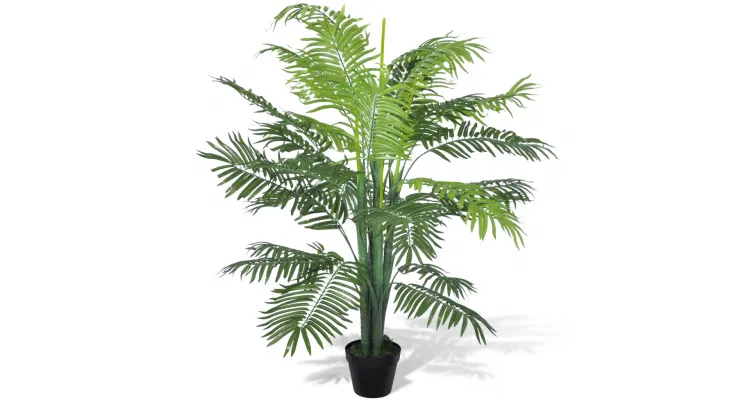 Palmier Phoenix artificial cu aspect natural si ghiveci, 130 cm