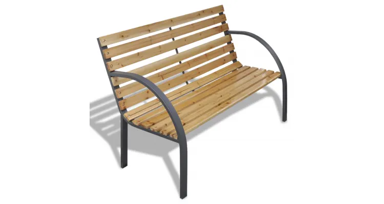 Banca exterior cu cadru metalic — imaginea 2