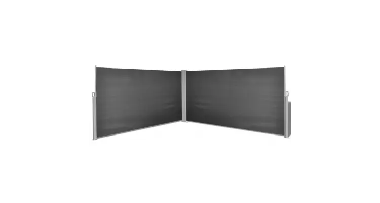 Copertina laterala retractabila, 160 x 600 cm, negru