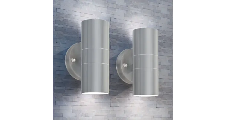 Corpuri de iluminat LED pentru peretele exterior 2 buc.