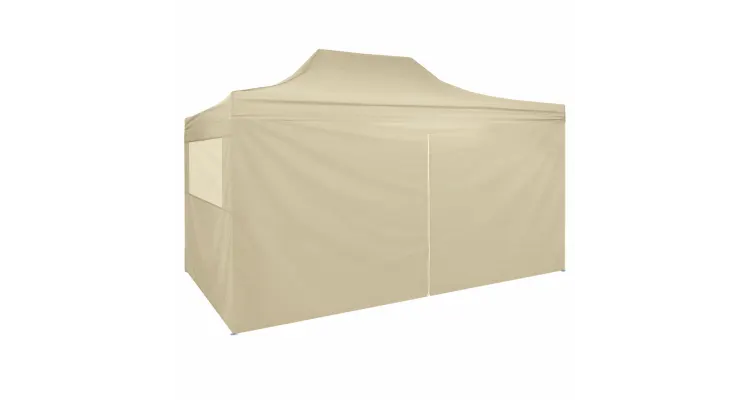Marchiza pliabila, 4 pereti laterali, 3 x 4,5 m, crem