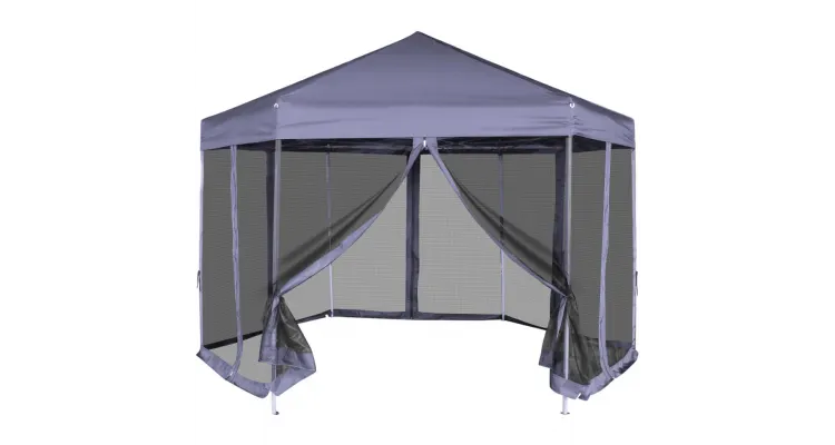 Marchiza pliabila, 6 pereti laterali 3,6x3,1 m, Albastru inchis