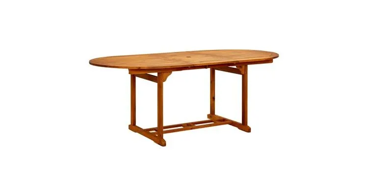 Masa extensibila de exterior din lemn de salcam