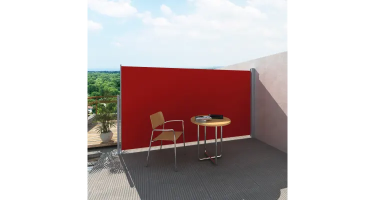 Panou separator glisant pentru terasa 160 x 300 cm, Rosu