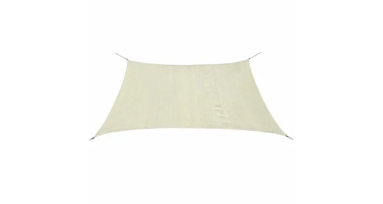 Panza parasolar din HDPE patrata 3,6 m crem