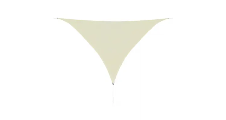 Panza parasolar din HDPE triunghiulara 3,6x3,6x3,6 m, Crem