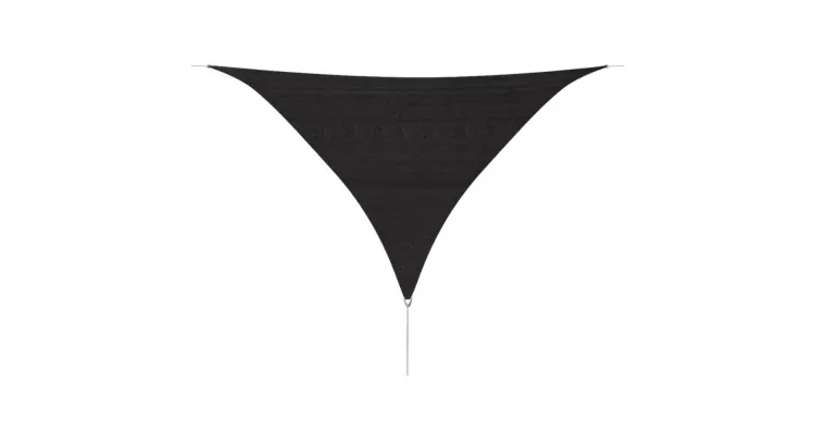 Panza parasolar din HDPE triunghiulara 5 x 5 x 5 m, antracit