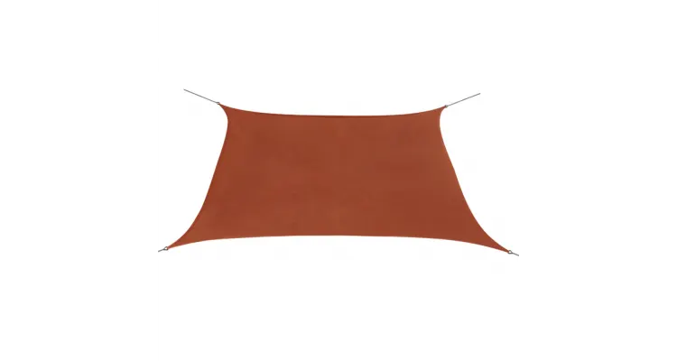 Parasolar din tesut oxford patrat 3,6 x 3,6 m, teracota