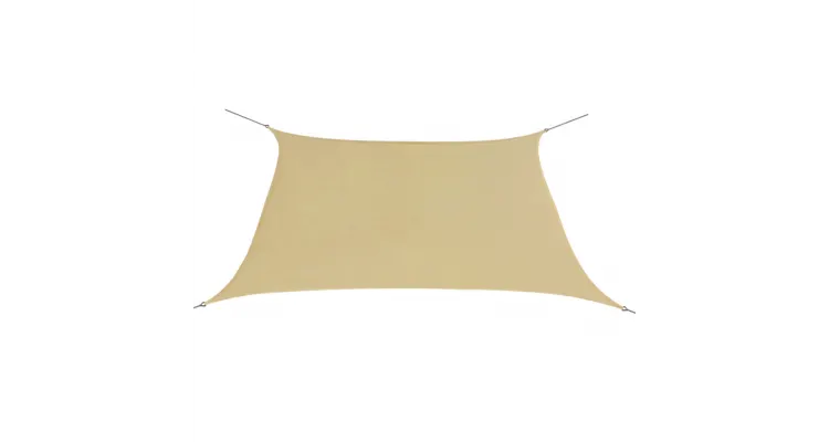 Parasolar din tesut oxford patrat 3.6x3.6 m, Bej