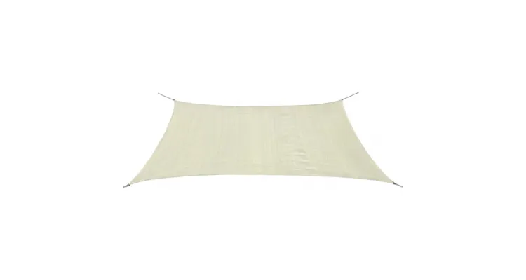 Parasolar dreptunghiular din tesut oxford 2 x 4 m, Crem