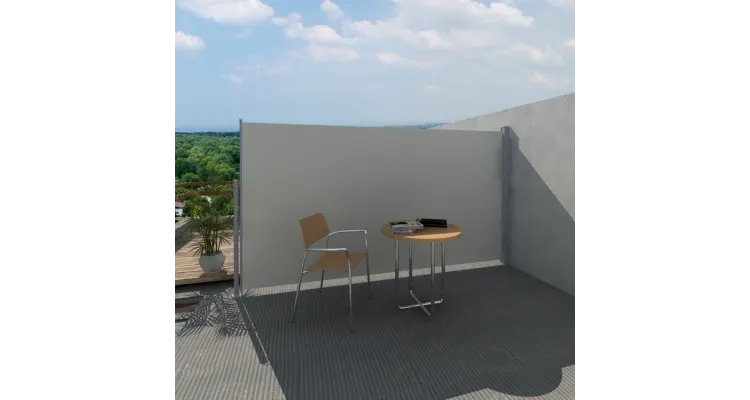 Paravan pentru Curte si Terasa Lateral 160 x 300 cm Crem
