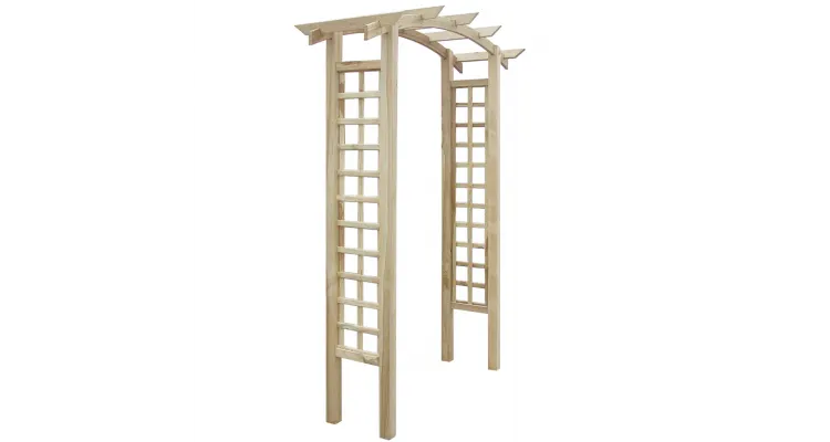 Pergola arcuita din lemn pentur gradina 150 x 50 x 220 cm