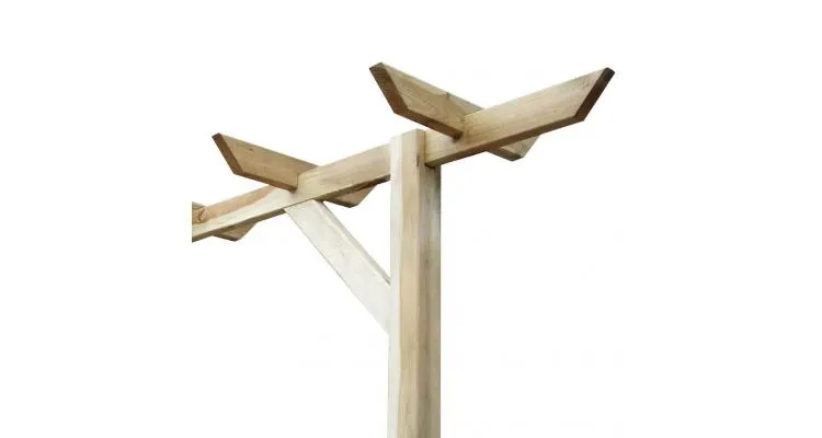 Pergola din lemn 200 x 40 x 205 cm — imaginea 4