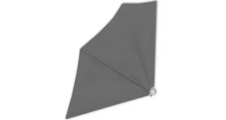 Protectie impotriva vantului pliabila pentru terasa 140 x 140 cm Gri