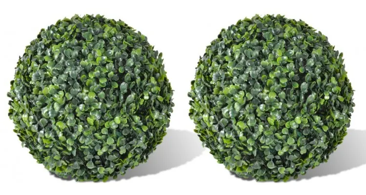 Set arbusti ornamentali artificiali 35 cm 2 buc