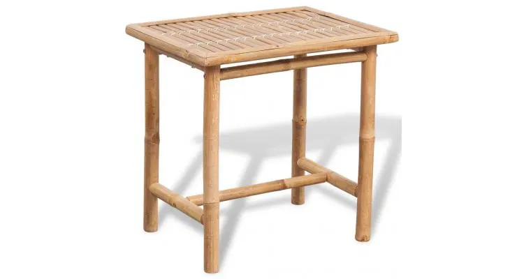 Set mobilier de gradina din cinci piese, bambus — imaginea 5