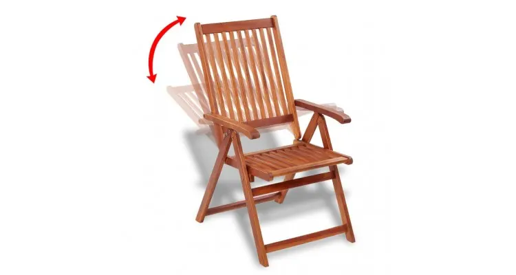 Set mobilier de gradina din lemn 7 piese — imaginea 4
