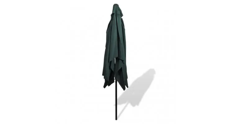 Umbrela de soare dreptunghiulara 200 x 300 cm, Verde — imaginea 3