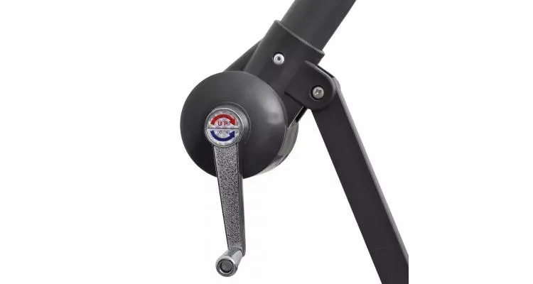 Umbrela de soare, 3,5 m, alb nisip — imaginea 4