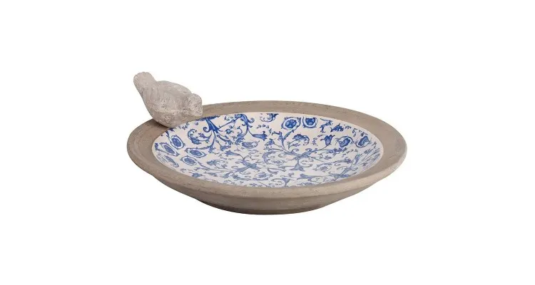 Fantana pentru pasari din ceramica antichizata Regana