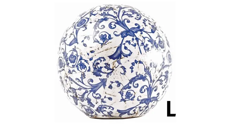 Sfera din ceramica antichizata Regana, 18 cm diametru